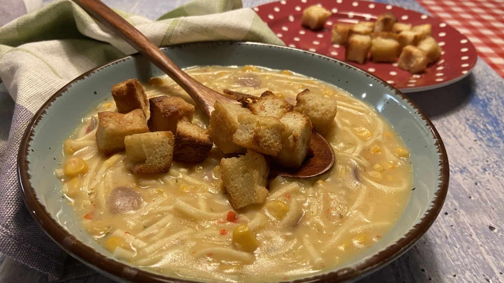 Rezept Kartoffelcreme-Suppe mit Mais - schnell, einfach, gut ...